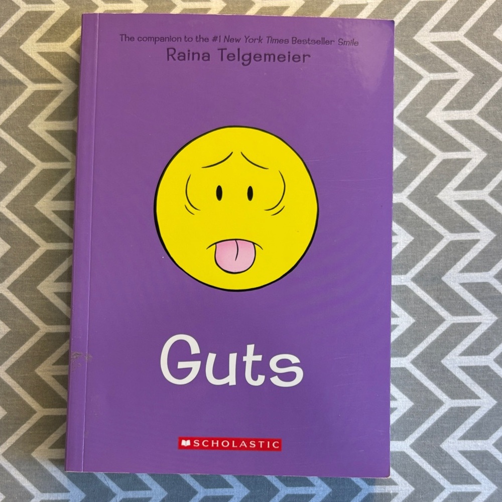 'Guts' Scholastic Graphic Novel  by Raina Telgemeier